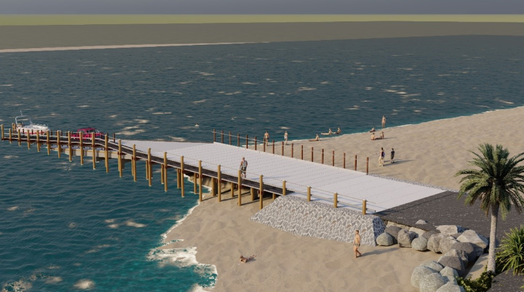 Concept design of boat- ramp delivered by MSQ