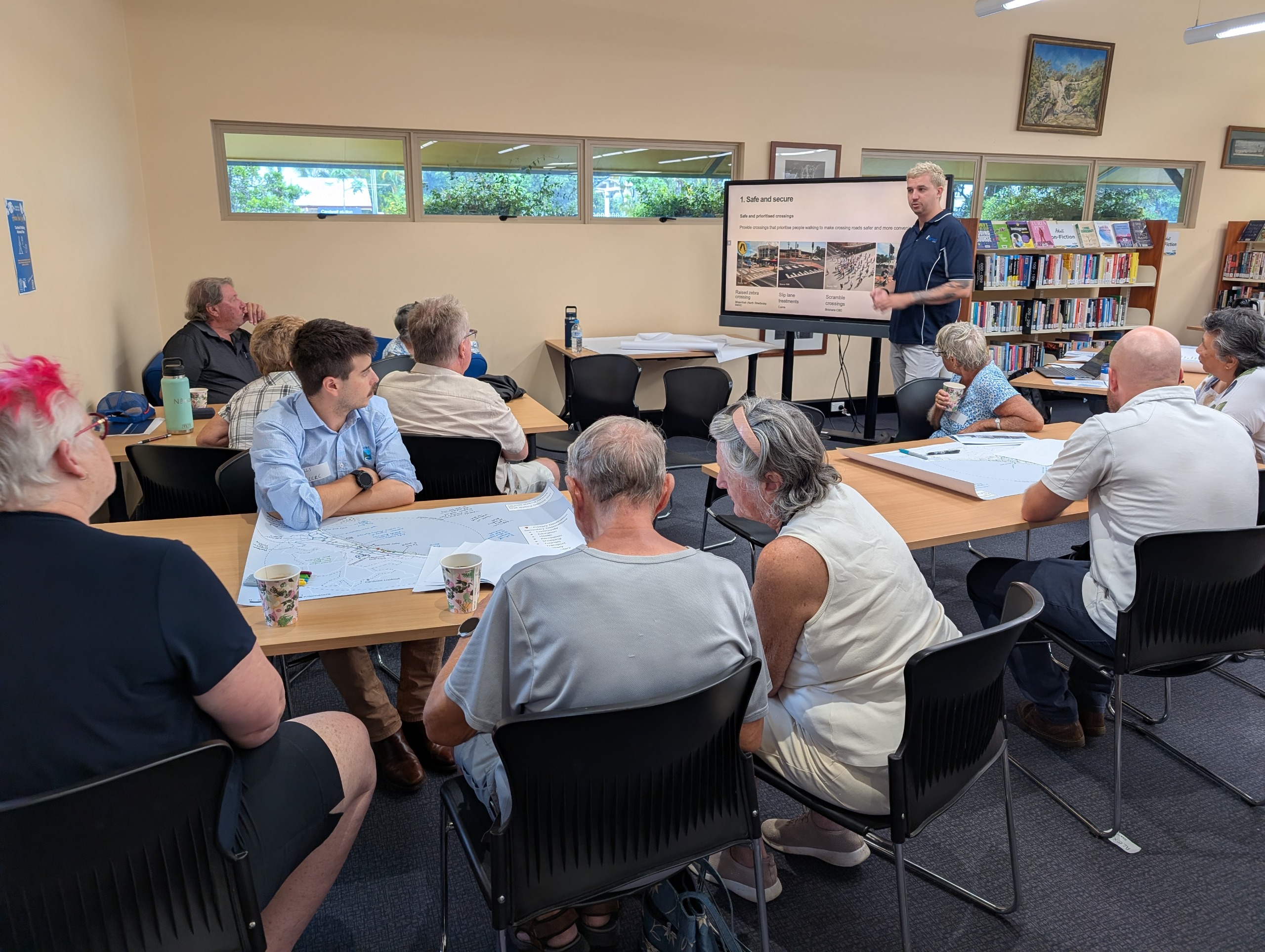 Community attending the interactive workshop